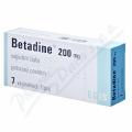 BETADINE 200MG SUP 7