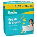 Pampers Fresh&Clean �ist�c� ubrousky 5x52ks