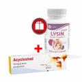 Acyclostad 50mg/g crm 5g+D�rek Lysin cps 20