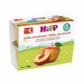 HiPP Jablka s broskvemi 4x100g
