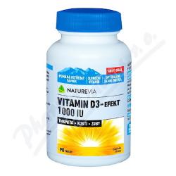 NatureVia Vitamin D3-Efekt 1000 IU 90 tablet