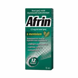 Afrin s mentolem 0,5 mg/ml 15 ml
