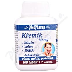 MedPharma Kemk 30 mg + Biotin + Selen + PABA 107