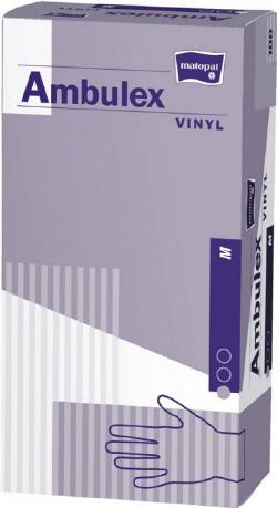 Ambulex Vinyl rukavice vinylov pudrovan M 100ks