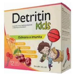 Detritin Kids lízátka na imunitu višeò 12ks