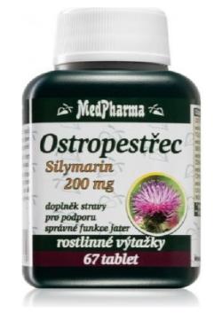 MedPharma Ostropestec (Silymarin 200mg) 67 tablet