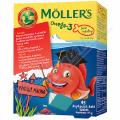 Mollers Omega 3 Želé rybièky 45ks malinová pøíchu�