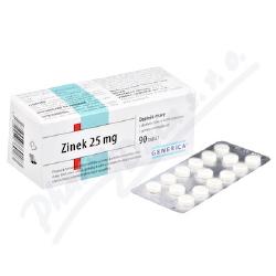 Zinek 25 mg tbl.90 Generica
