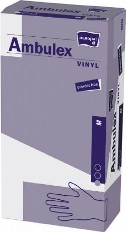 Ambulex Vinyl rukavice vinyl.nepudrovan M 100ks