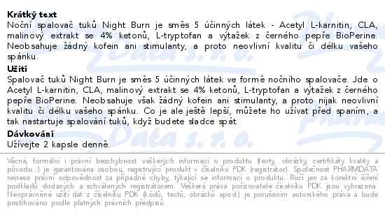 BeastPink Night Burn cps.120