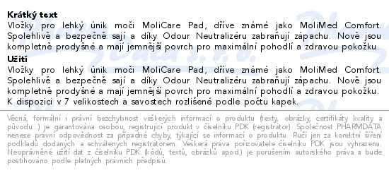 MoliCare Premium Lady pad 0.5 kapky 28+28ks zdarma
